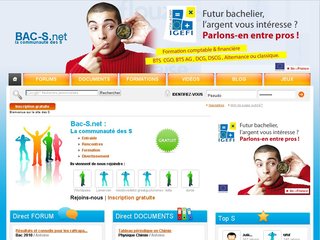 Détails : Bac S : la communaute des S