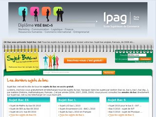 Détails : Sujet bac les sujets du bac pour réviser