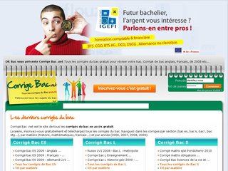 Détails : Corrigé bac : tous les corrigés du bac 2009, 2010