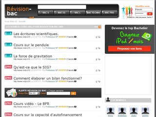 Détails : Revision Bac 2009 avec Révision Bac.net