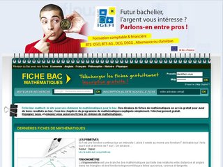 Détails : Fiche bac mathématiques, fiches gratuites pour vos révisions de mathématiques du bac