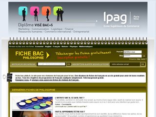 Détails : Fiche bac philo, fiches gratuites pour vos révisions de philosophie du bac