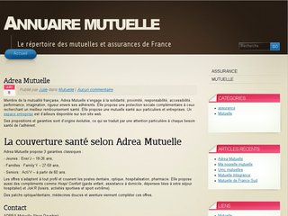 Détails : Annuaire mutuelle