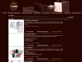 UNIBAGS, sac papier