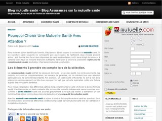 Détails : Blog mutuelle santé