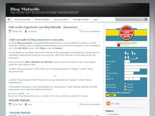 Détails : Blog mutuelle