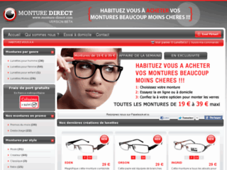 Détails : montures de lunettes